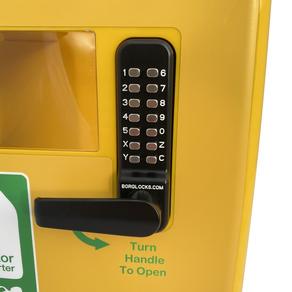DefibStore 4000 Secure Outdoor AED Cabinet
