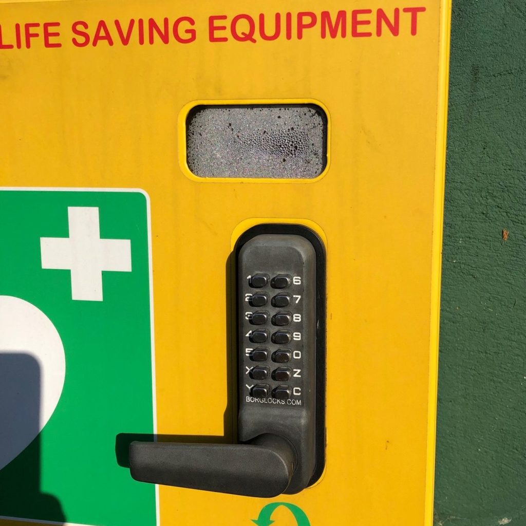 Defibrillator cabinets to lock or not to lock???? 2