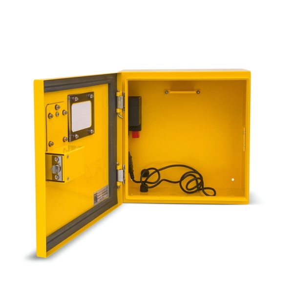 Defib Store 1000 Stainless Steel AED Cabinet Locked