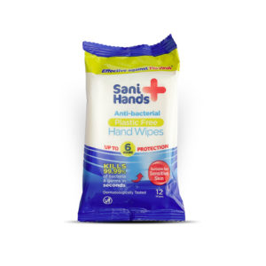 Sani-Hands Antibacterial Wipes Pack of 12