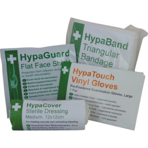 First Aid Training Pack with Gloves