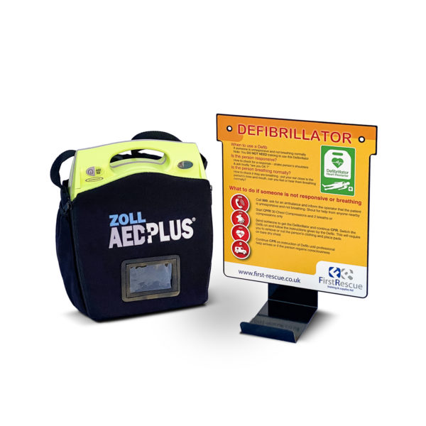 ZOLL AED Plus Fully-Automatic Defibrillator Wall Hanger Package